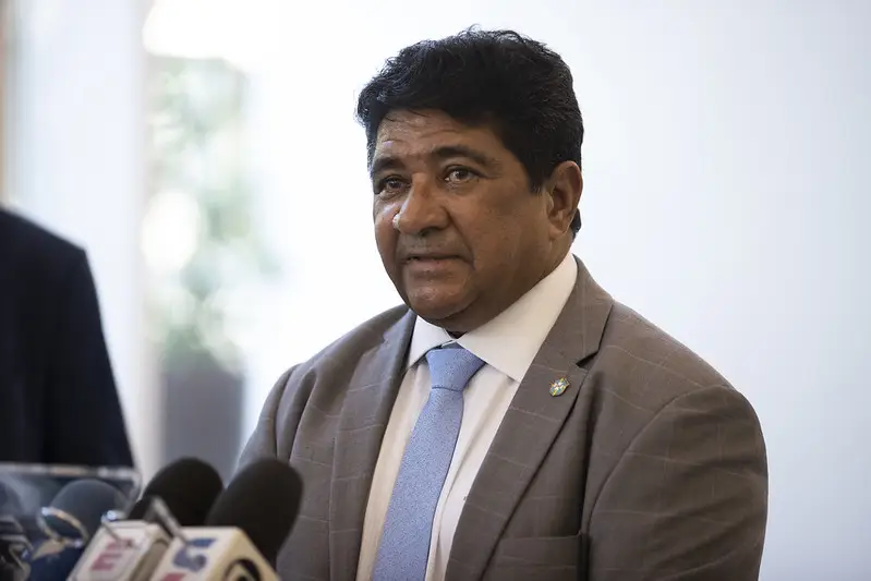 Presidente em exercício da CBF, Ednaldo Rodrigues
