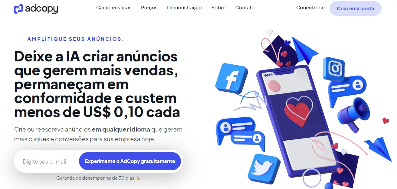 Inteligência Artificial Ad.Copy.ai