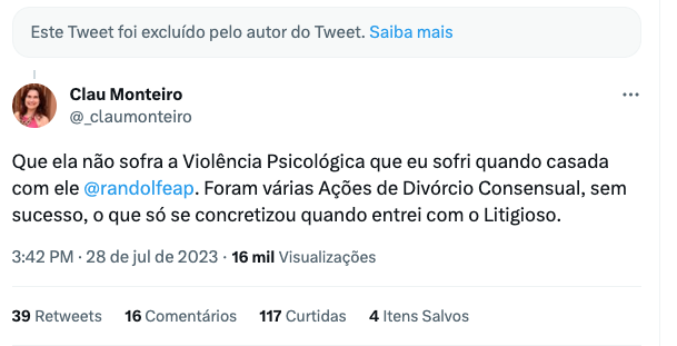 ex-mulher randolfe
