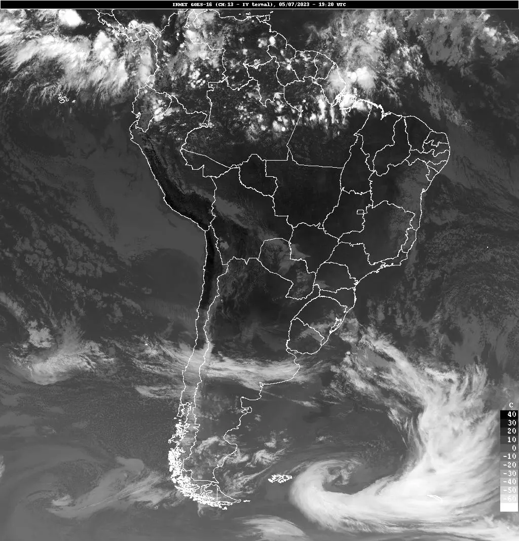 figura 1c - ciclones e anticiclone - ciclone extratropical