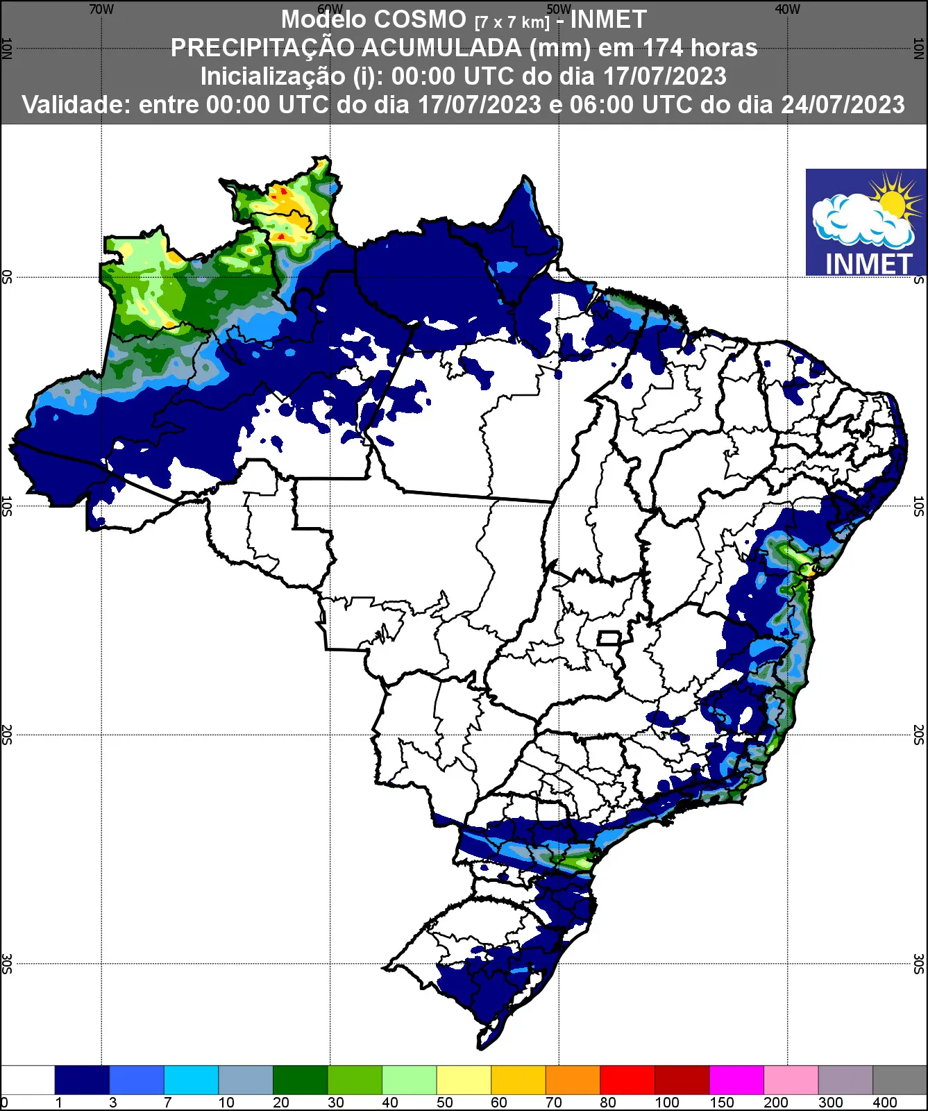 previsão do tempo 