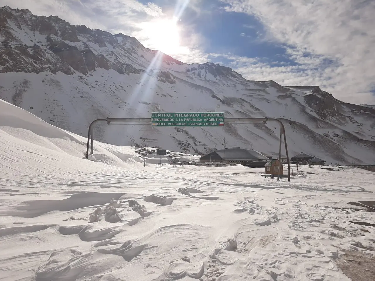 Caminhoneiros presos Andes