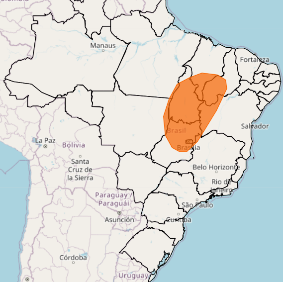 baixa umidade no matopiba - 12/8/2023
