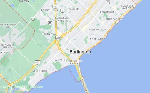 Cidade de Burlington, Ontario. Canadá