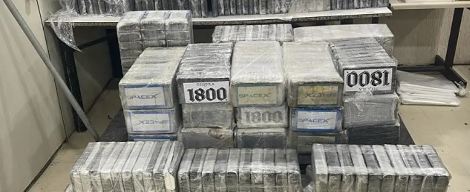 Cocaína apreendida soma 1,2 tonelada