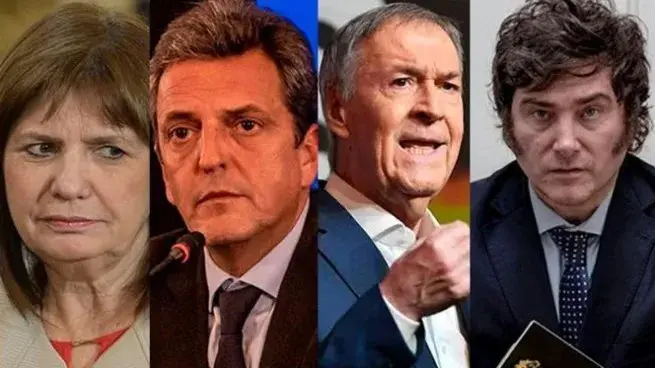 os cinco candidatos