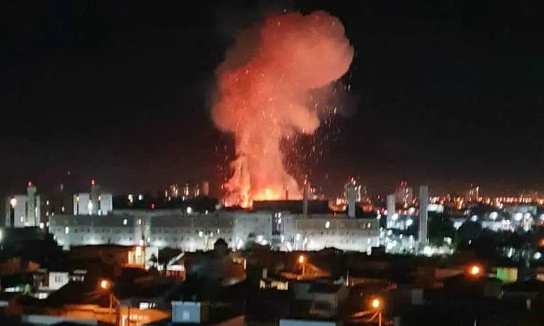 motorista explosão posto