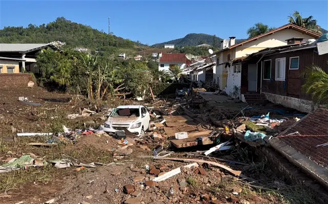 rio grande do sul - roca sales - cenário de destruição