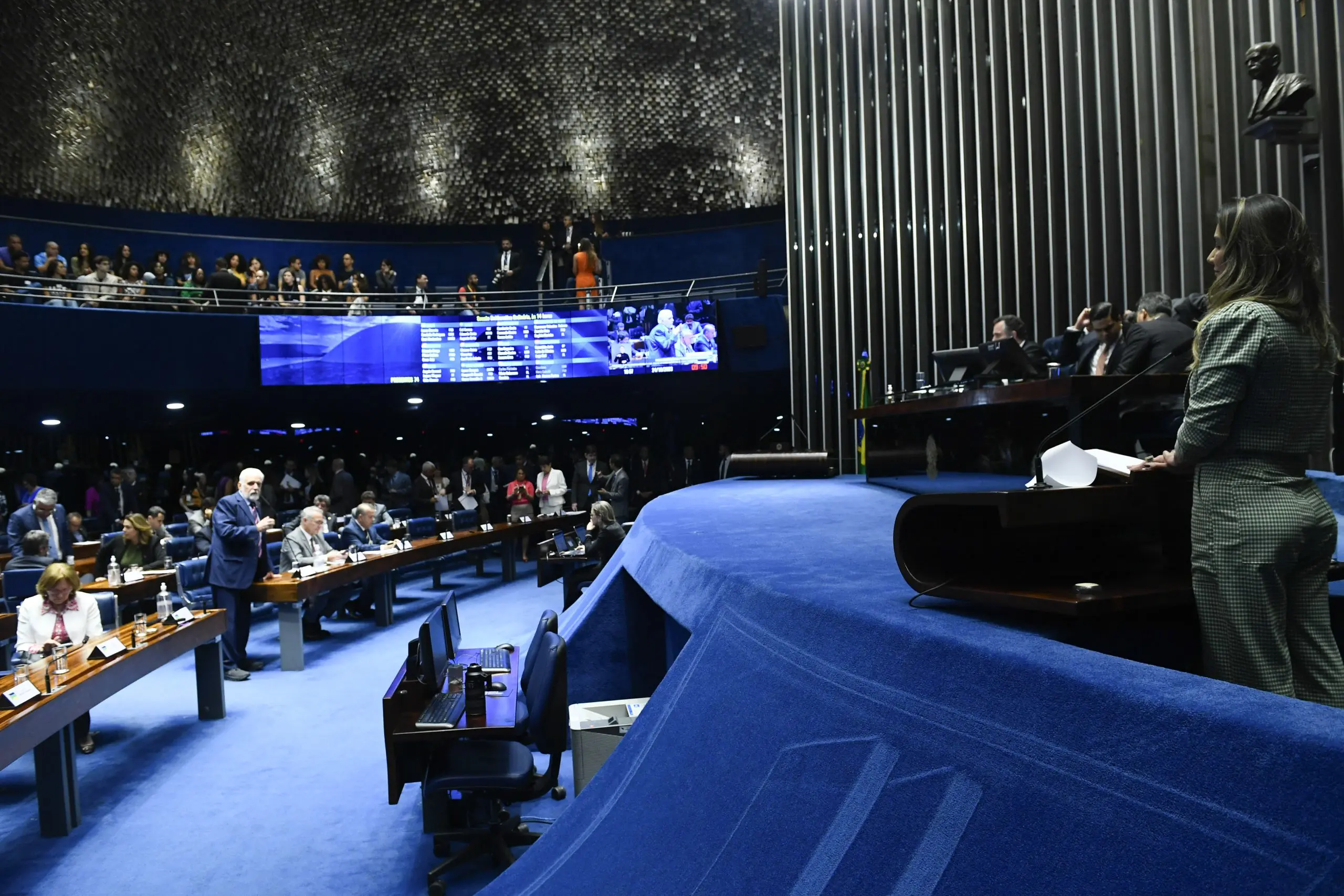 Plenário do Senado - polícia civil