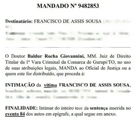 morto cemitério oficial justiça