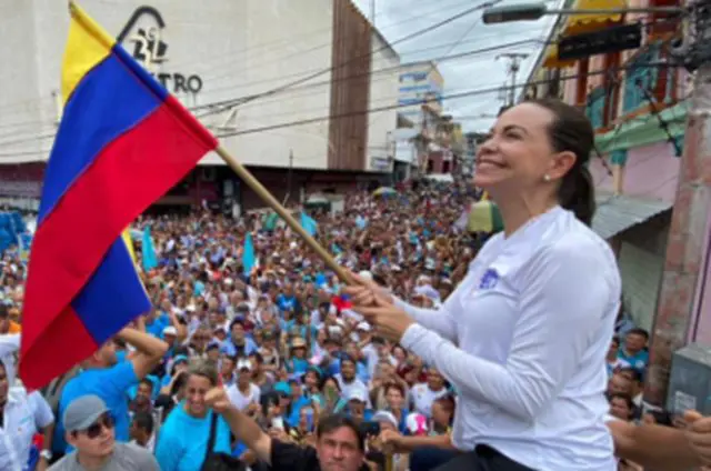 maduro prisão guiana venezuela Maria Corina Machado oposição | Partido agradeceu os eleitores que participaram de eleição que María disputou | Foto: Reprodução/Instagram