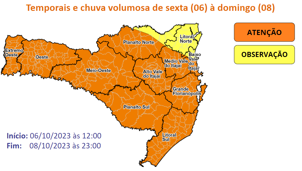 Chuvas Santa Catarina 1