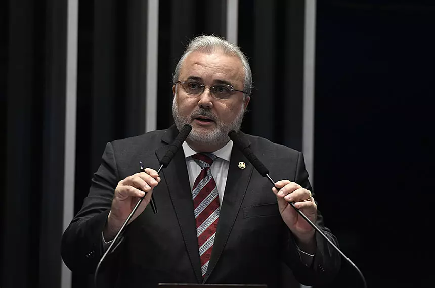 Plenário do Senado Federal durante sessão especial. senador Jean Paul Prates (PT-RN). Foto: Edilson Rodrigues/Agência Senado