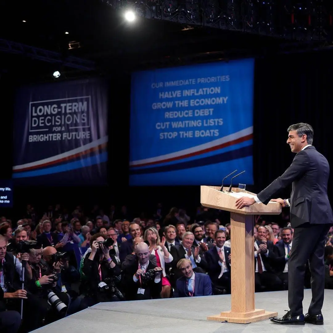 Rishi Sunak, Primeiro-ministro do Reino Unido, discursa contra a ideologia de gênero, na Inglaterra. 