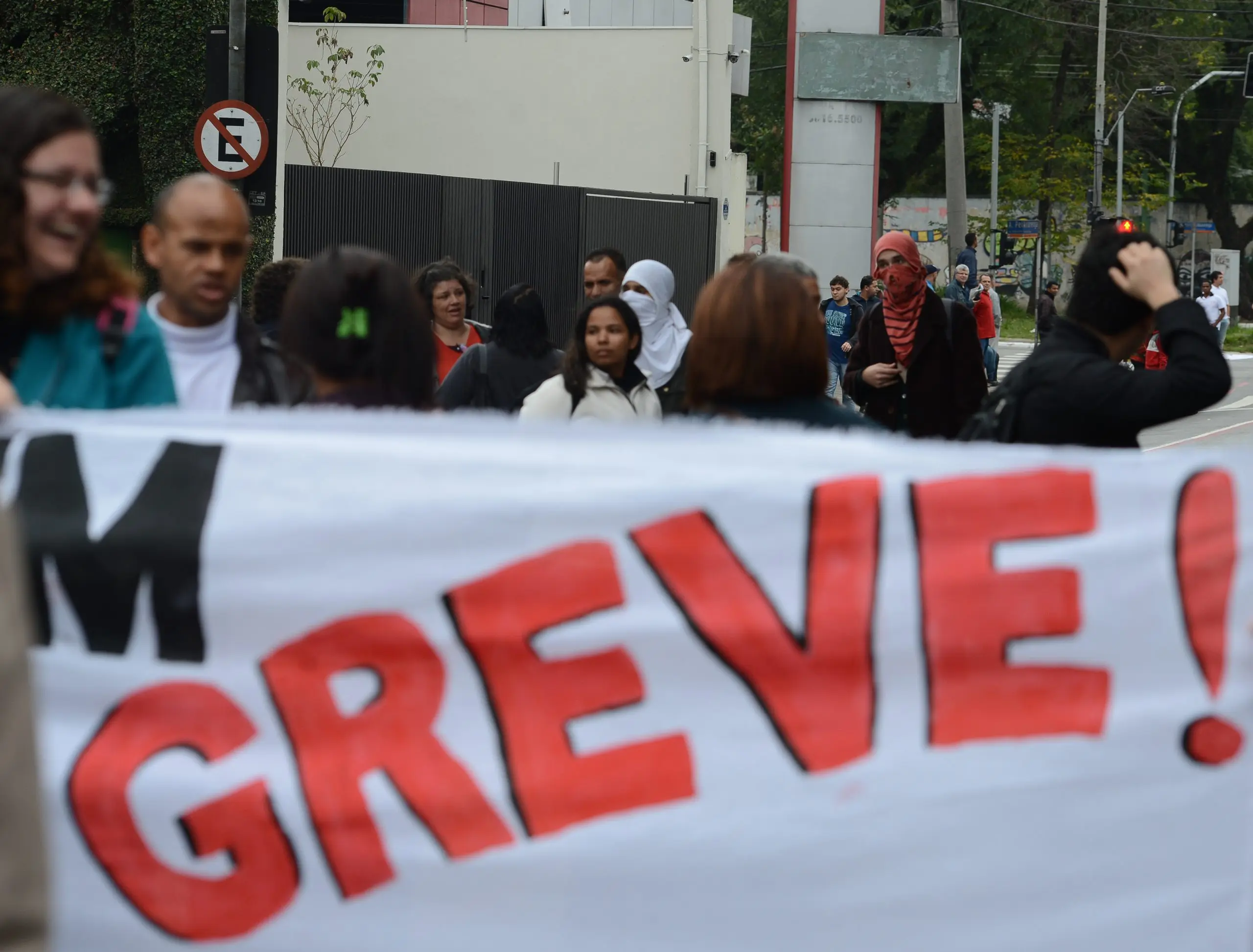 greve paralisação