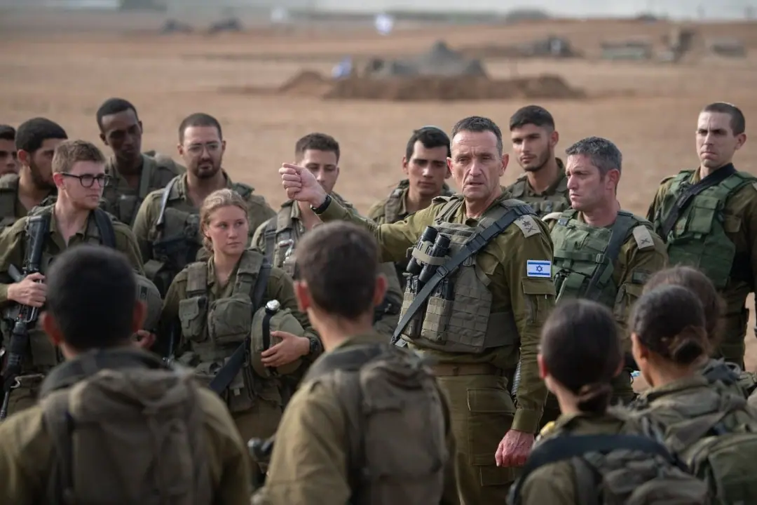 Militares de Israel em ação terrestre