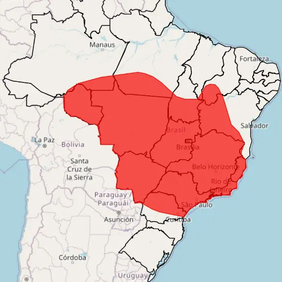 alerta vermelho de onda de calor - mapa