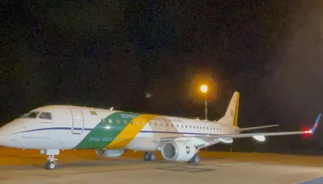 aviao FAB repatriados Gaza