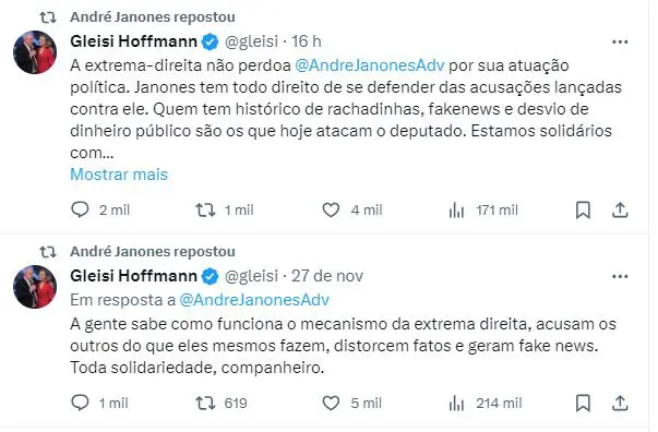Gleisi Janones