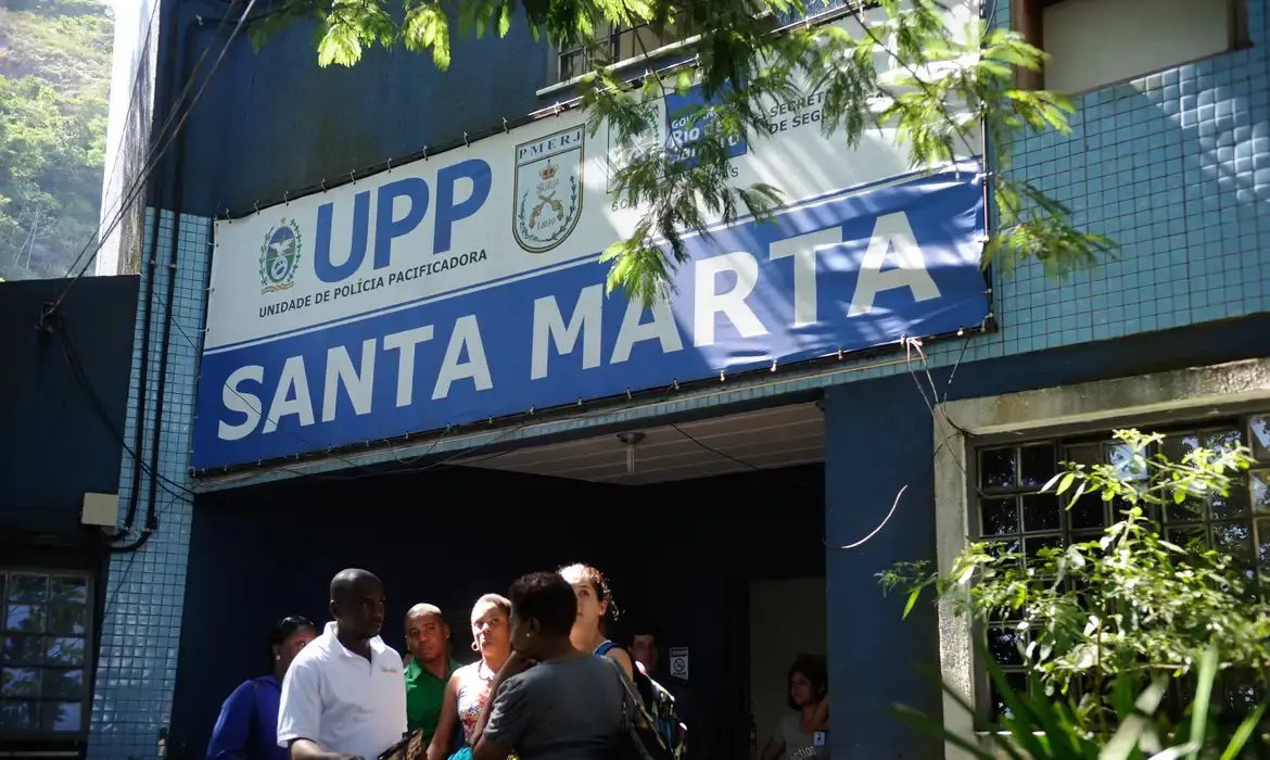 UPP Santa Marta, na favela em Botafogo, Rio