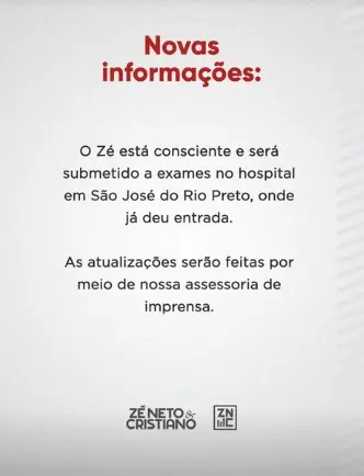 boletim - acidente com zé neto