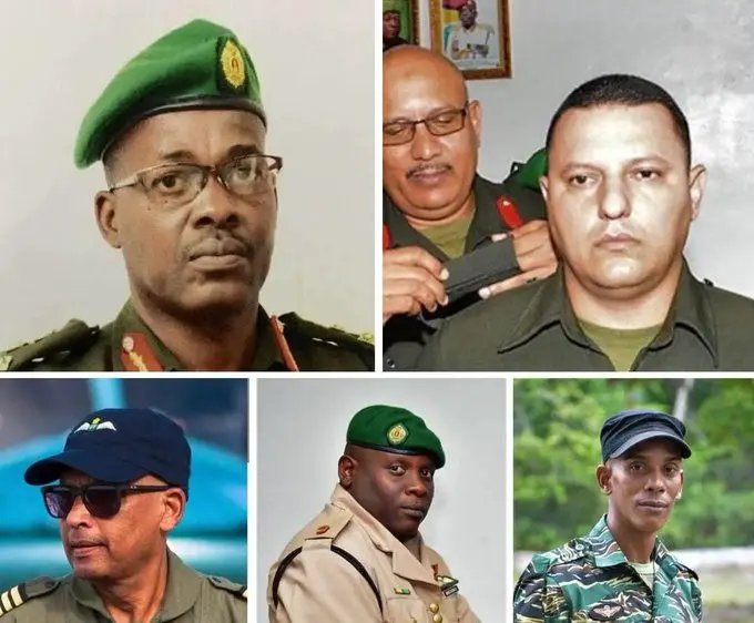militares Guiana vitimas helicoptero