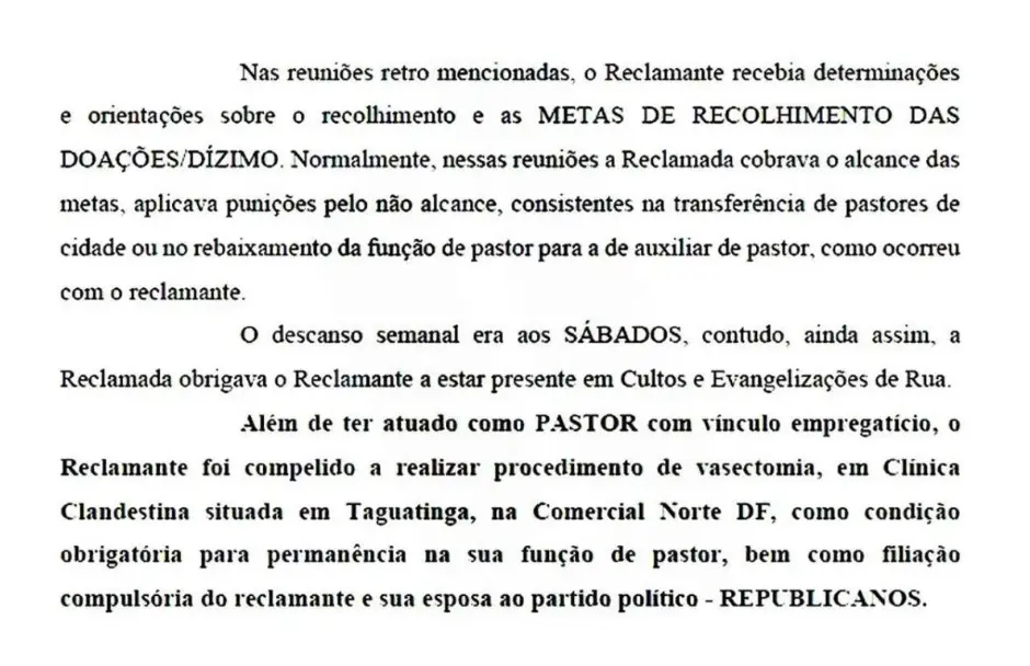 pastores justiça universal 2