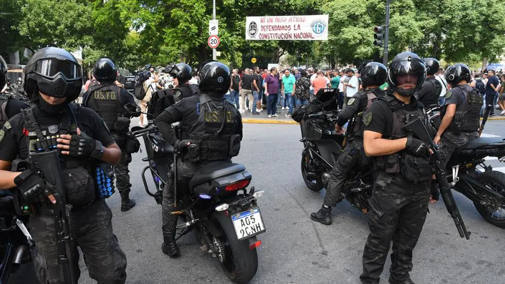 manifestação argentina