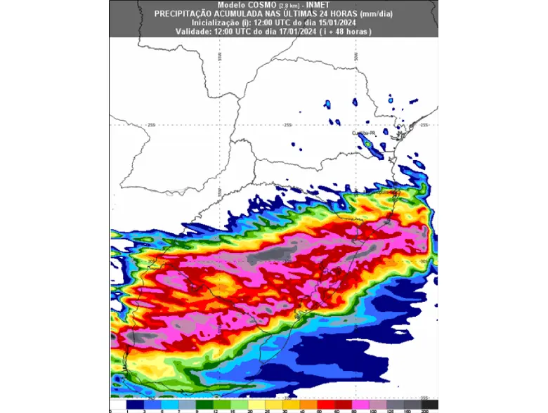 Inmet Sul 16 e 17 jan