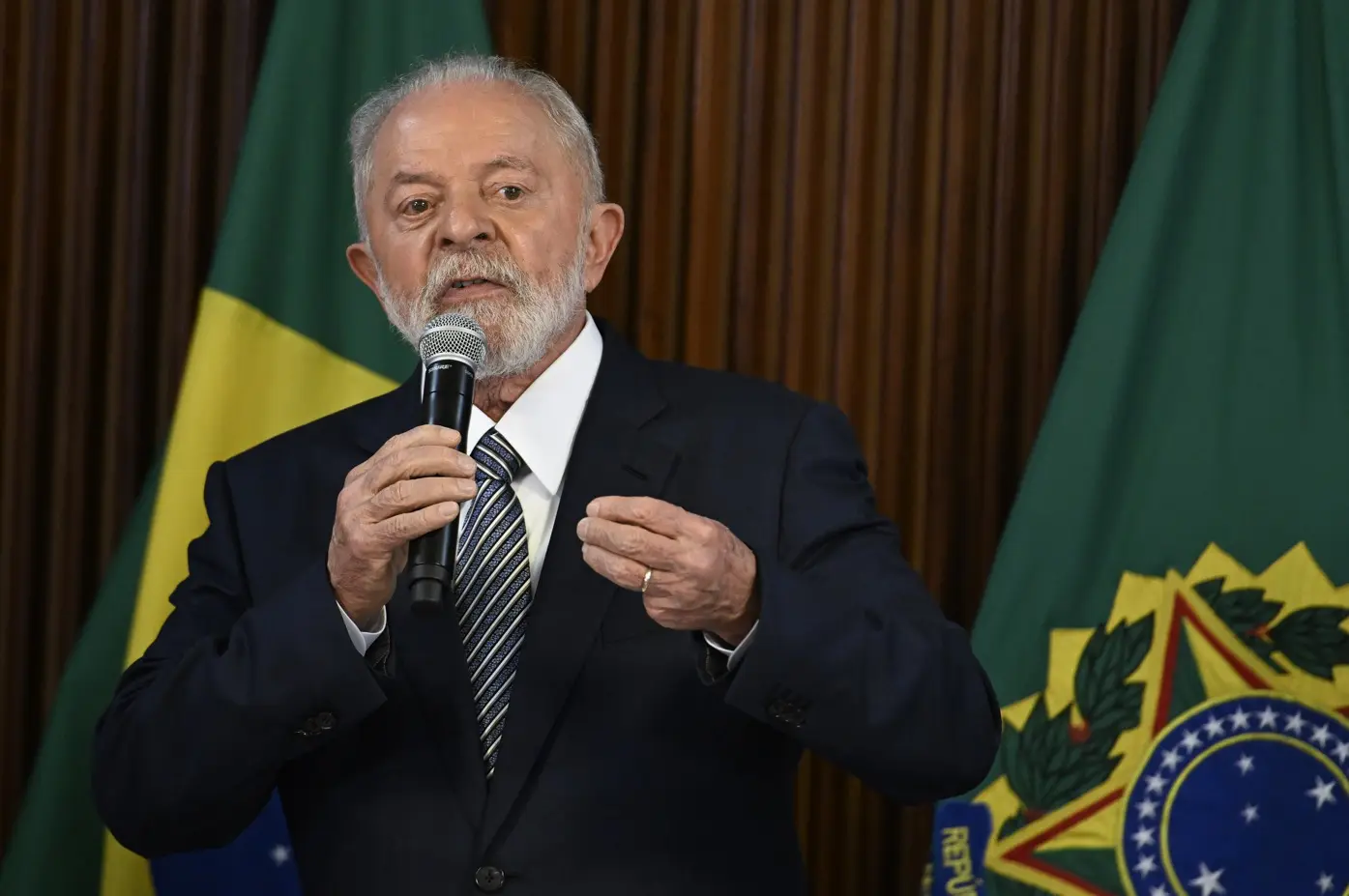 O presidente Lula, durante reunião ministerial no Palácio do Planalto – 20/12/2023 | Foto: Agência de Fotografia/Agif/Estadão Conteúdo