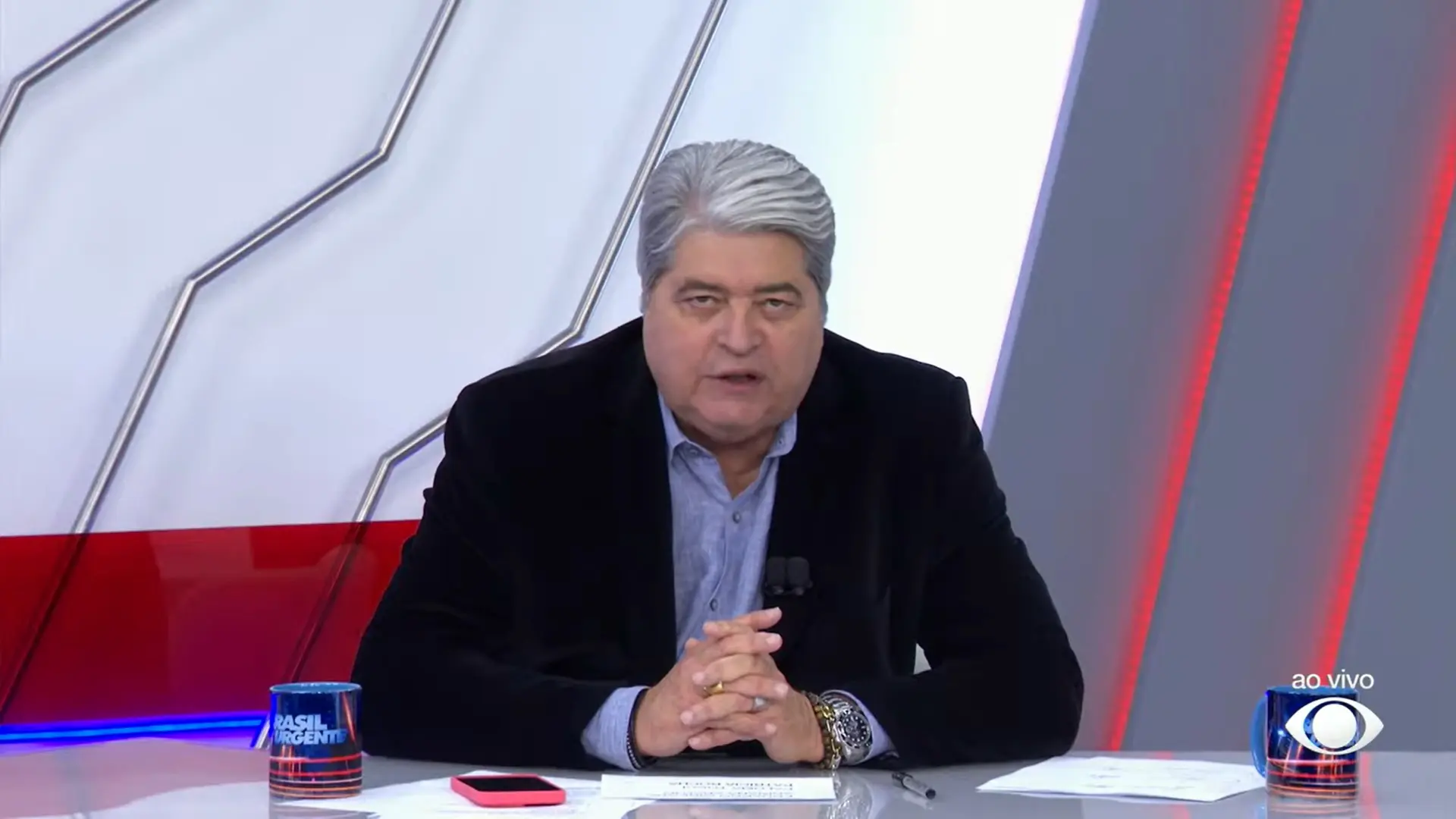 Foto do apresentador José Luiz Datena