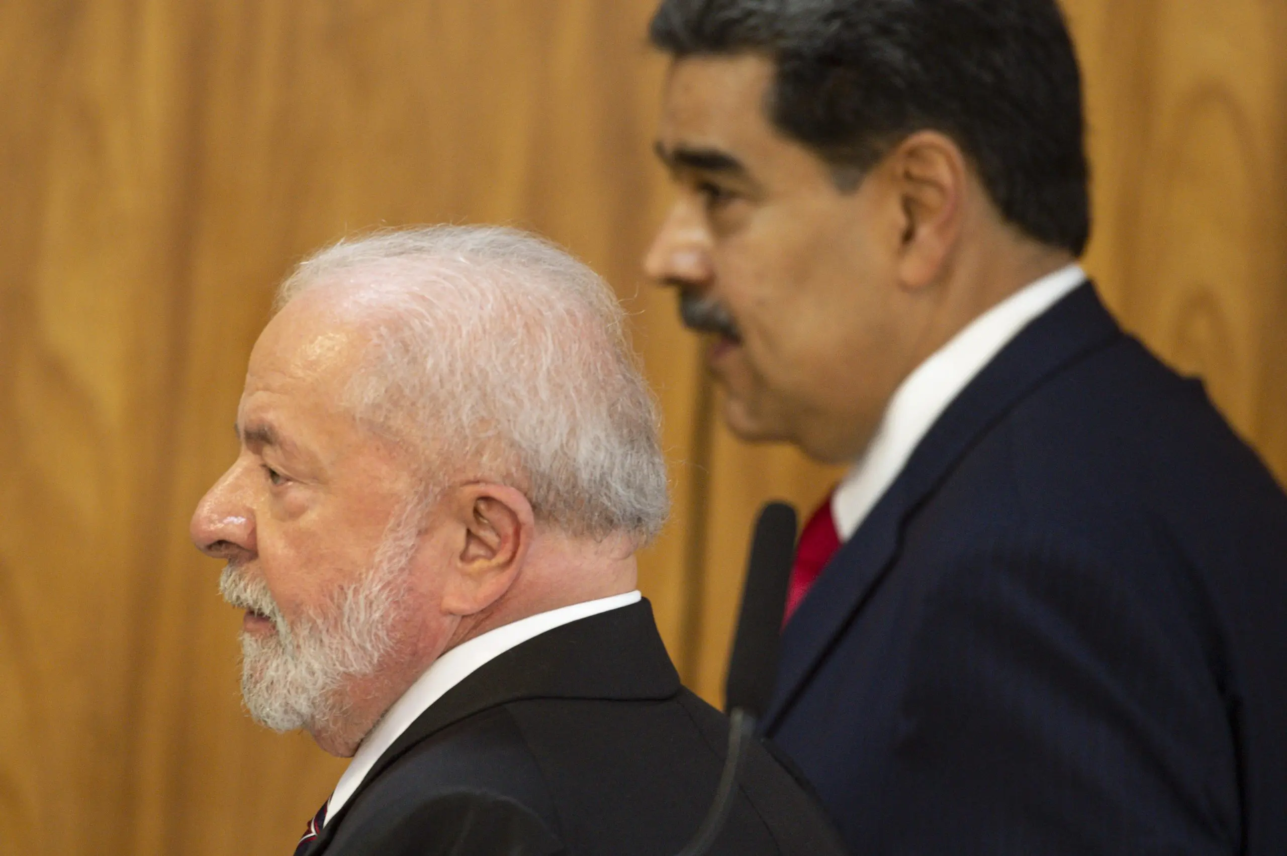 Israel | O presidente Luiz Inácio Lula da Silva, durante visita do presidente da Venezuela, Nicolás Maduro, no Palácio do Planalto | Foto: Marcelo Camargo/Agência Brasil