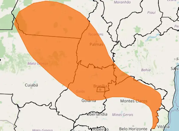 previsão do tempo - alerta laranja de chuvas intensas