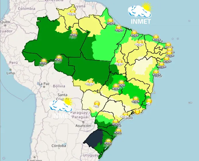 previsão do tempo - chuva