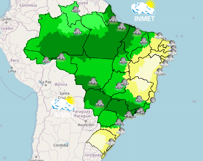 previsão do tempo - noite