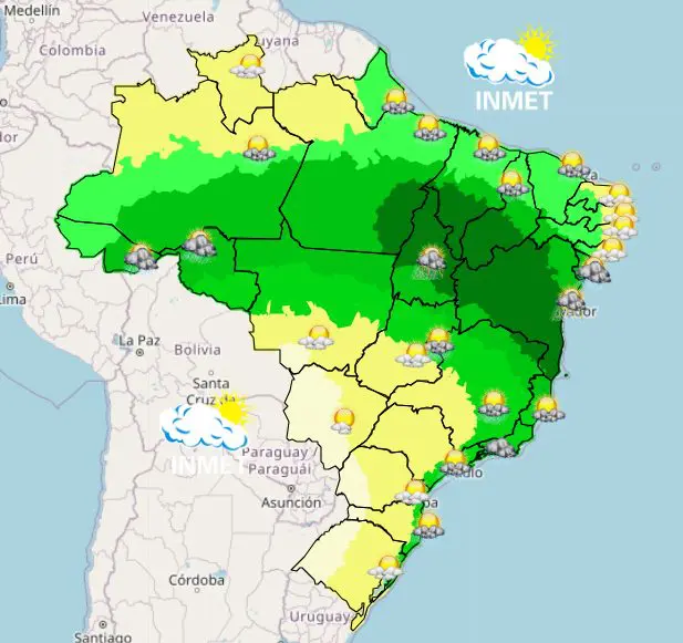 previsão manhã
