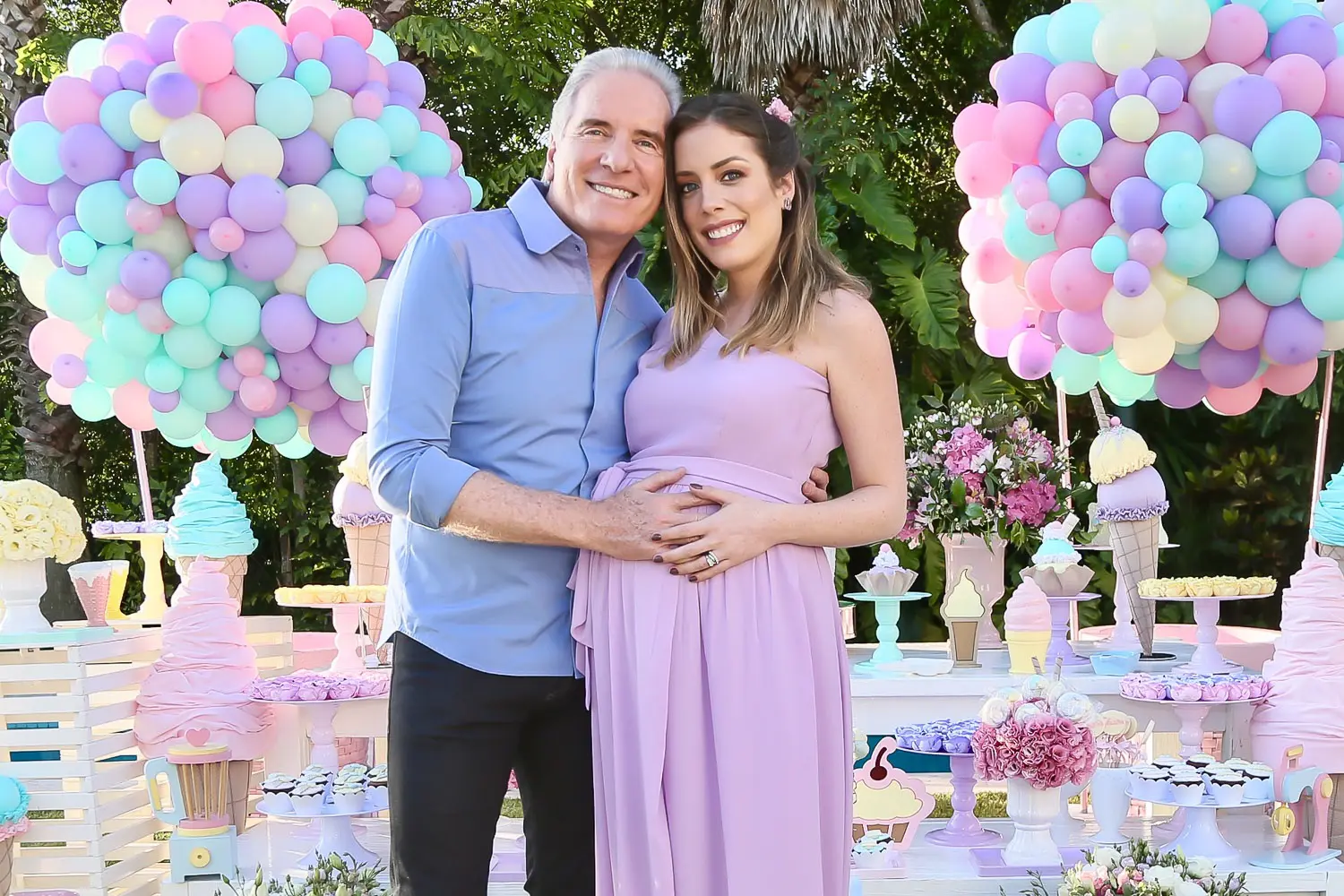 Foto de Roberto Justus e Fabiana Justus