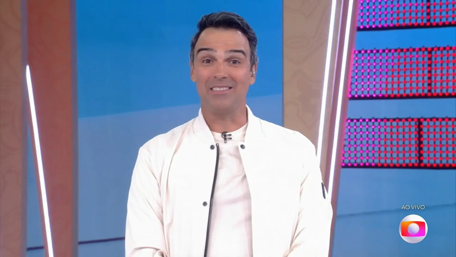 Foto do apresentador Tadeu Schmidt