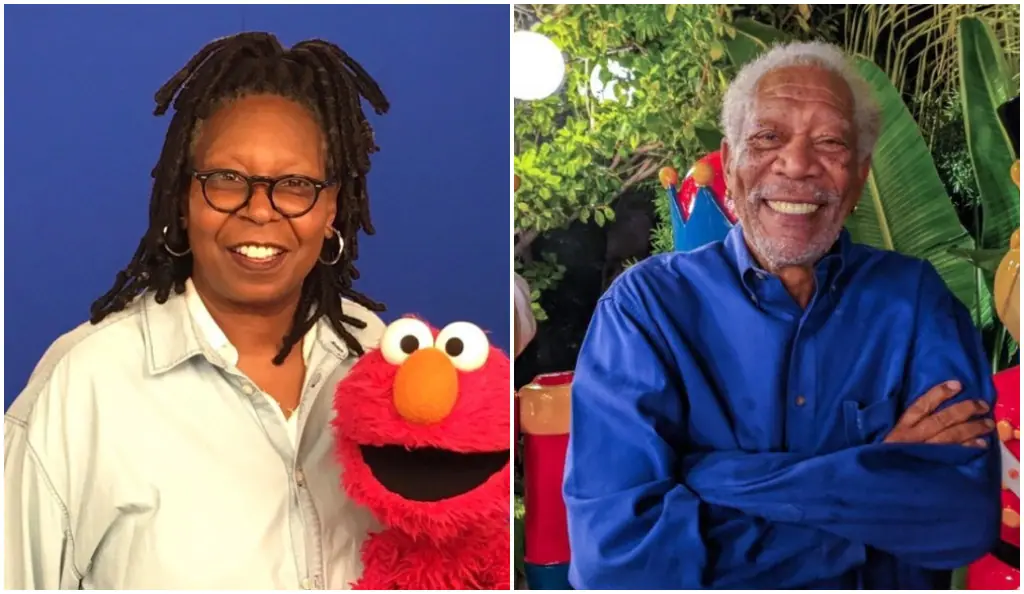 Whoopi Goldberg (à esquerda do leitor), e Morgan Freeman | Foto: Reprodução/Instagram