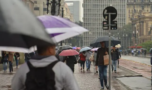 Chuva previsão do tempo são paulo frio