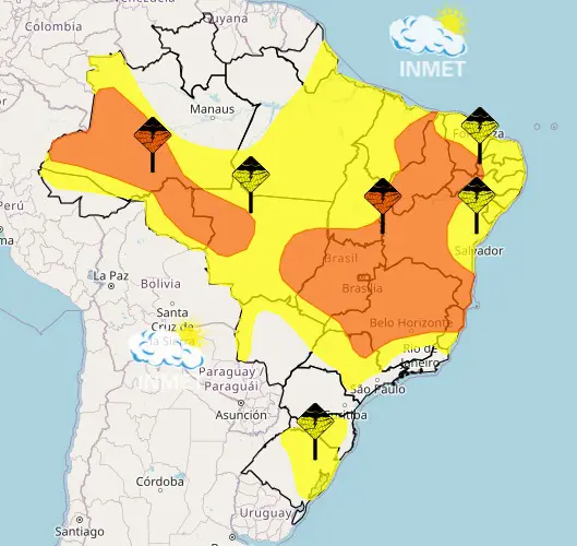 mapa avisos