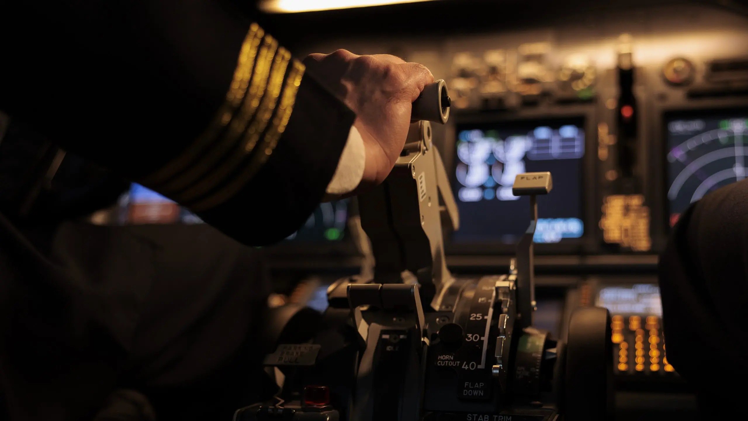 Cabine do avião
