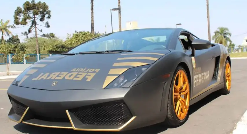 Lamborghini Gallardo apreendida pela PF em 2021 na operação Daemon