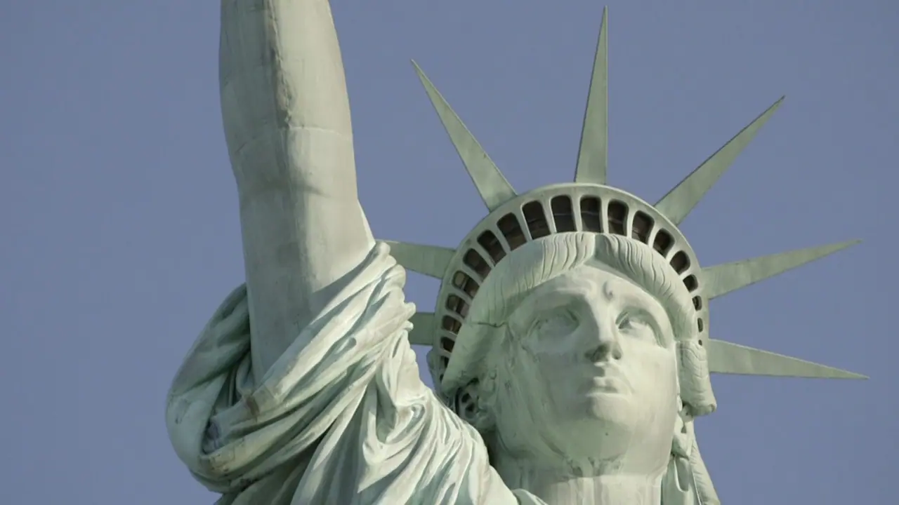 Estátua da Liberdade, ícone de Nova York, nos Estados Unidos
