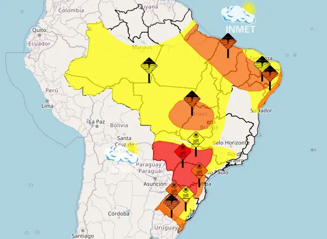 Mapa inmet