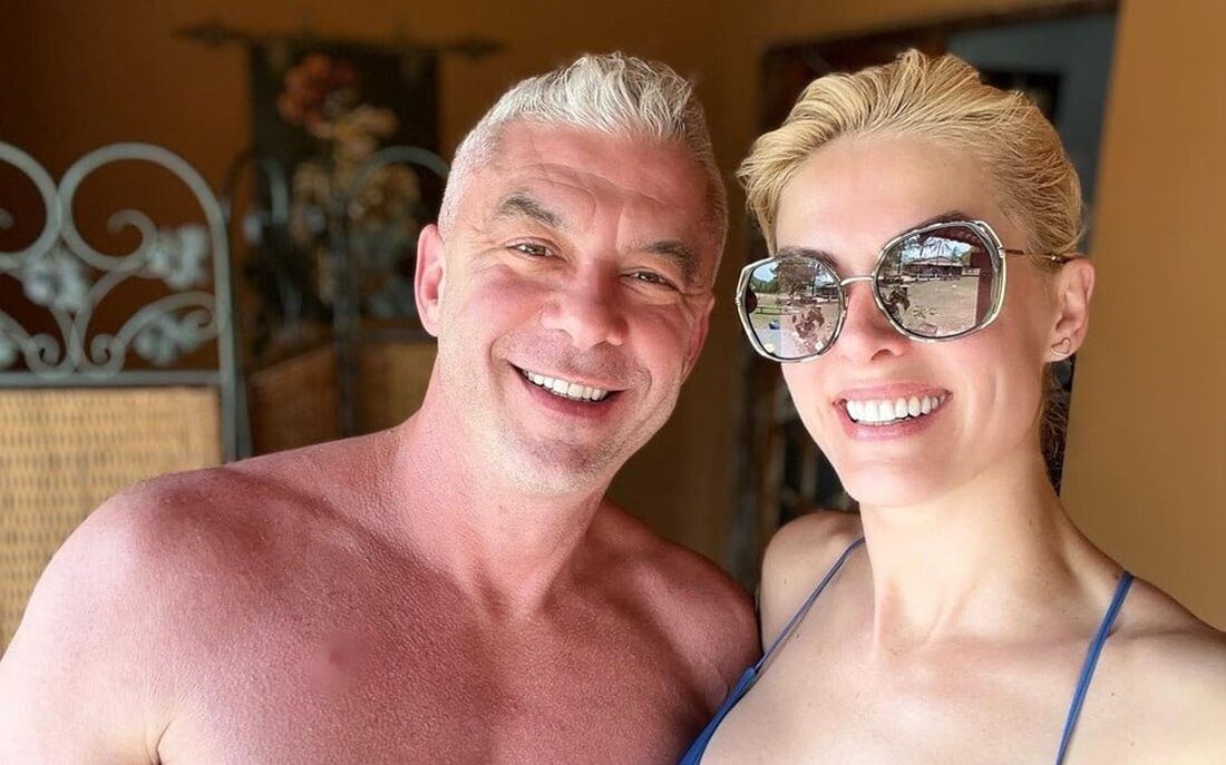 Foto de Ana Hickmann e Alexandre Correa