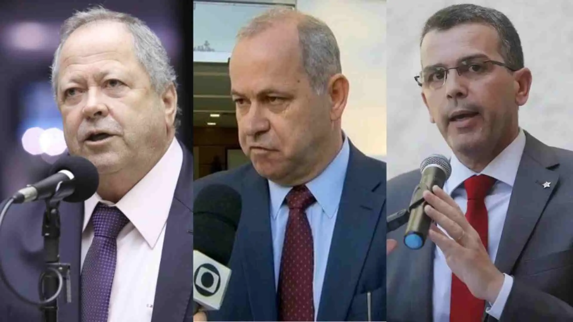O deputado federal Chiquinho Brazão, seu irmão, Domingos Brazão, e o ex-chefe da Polícia Civil Rivaldo Barbosa | Reprodução/Mario Agra/Câmara dos Deputados/TV Globo/Fernando Frazão/Agência Brasil