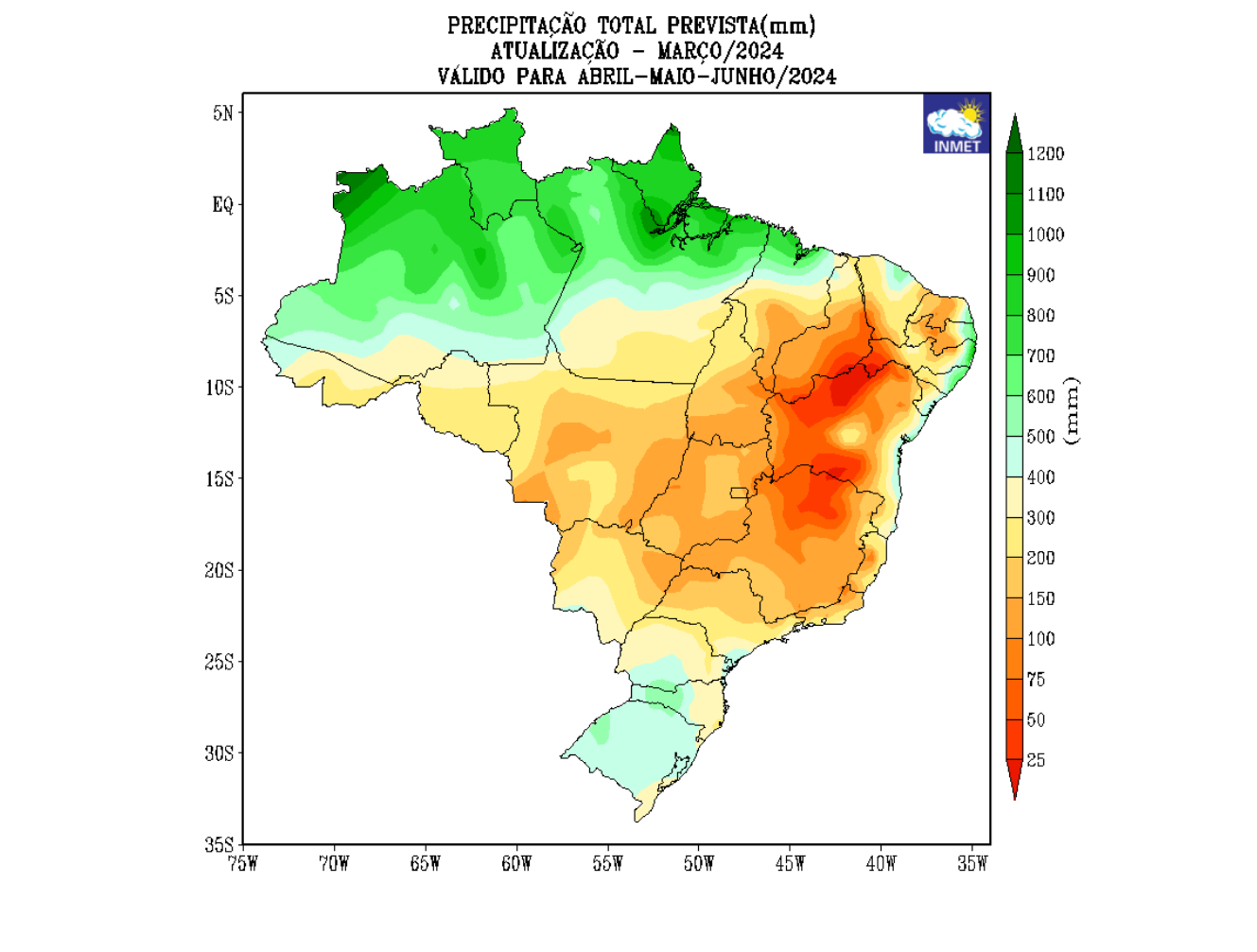 Previsão do tempo para São Paulo