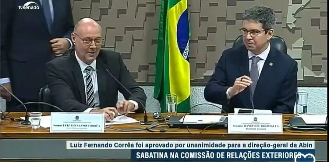 Luiz Fernando Corrêa e Randolfe Rodrigues