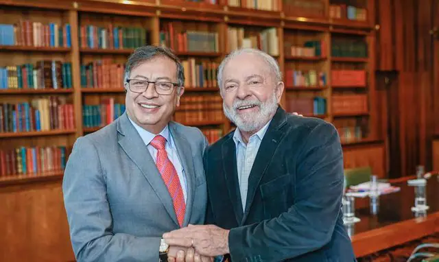 Lula e Gustavo Petro